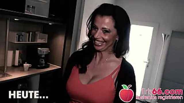 Office Seduction! Milf DaCada Sucks Young Cock🍆! (German) Flirts66 com