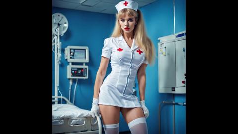 Space Nurse Spies on Naughty😈 MILFs in XXX Alien Parody Music Video Frenzy