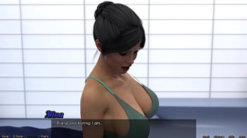 Busty Space Siren Seduces with Spectacular Saggy Boobs